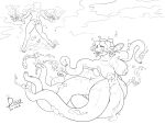 4:3 anthro aquatic big_nipples bikini bikini_bottom boo3 breasts cephalopod clothing cocktopus coleoid duo female foreskin genitals gynomorph hi_res human hybrid hyper hyper_genitalia intersex lagomorph leporid limb_genitals lo_(someguy987) mammal mollusk monochrome multi_genitalia multi_penis nipples octopodiform octopus penis penis_arm penis_limb penis_tentacles pseudo_hair rabbit suction_cup_nipples swimming swimwear tentacle_hair tentacles two-piece_swimsuit under_boob underwater unusual_anatomy unusual_genitalia_placement unusual_limb unusual_penis_placement water