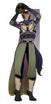 2024 5_fingers absurd_res anthro arantzazu_"fran"_tusajigwe armor arms_bent bangs belt belt_buckle biped black_belt black_boots black_bottomwear black_clothing black_eyebrows black_footwear black_gloves black_handwear black_nose black_pants black_tail blue_eyes blue_scarf boots bottomwear breastplate breasts brown_body brown_fur buckle canid canine cape closed_smile clothed clothed_anthro clothed_female clothing colored digital_drawing_(artwork) digital_media_(artwork) elbow_pads english_description eyebrows female female_anthro fingers floppy_ears fluffy fluffy_tail footwear full-length_portrait fully_clothed fully_clothed_anthro fully_clothed_female fur gloves green_cape green_clothing green_helmet green_robe hair handwear headgear helmet hi_res holding_armor holding_headgear holding_helmet holding_object hybrid hyena lidded_eyes light lighting long_tail lop_ears mammal maned_wolf medium_breasts monstergirlreality mouth_closed pants portrait robe scarf shaded shoes short_hair signature simple_background smile solo spotted_hyena standing straight_legs tail tiptoes utility_belt white_background white_sclera