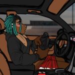 1:1 2022 absurd_res anthro athletic_wear big_penis biped black_clothing black_hoodie black_penis black_topwear blurred_background blush bottomwear bottomwear_down brown_body chaosdraws clothed clothed_anthro clothed_male clothing digital_drawing_(artwork) digital_media_(artwork) dreadlocks erection genitals glans gym_bottomwear gym_shorts hi_res hoodie huge_penis humanoid_genitalia humanoid_penis inside_vehicle lagomorph leporid looking_pleasured male male_anthro mammal masturbation mixed_media narrowed_eyes partially_clothed partially_clothed_anthro partially_clothed_male penile penile_masturbation penis photo_background photography_(artwork) rabbit red_bottomwear red_clothing red_shorts reese_lightlender shorts shorts_down side_view sitting snout solo topwear vehicle