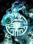 alternate_color blue_fire chi-yu_(pokemon) commentary_request fire fish goldfish highres int_mine_void no_humans pokemon pokemon_(creature) pokemon_focus shiny_pokemon solo 