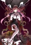 1girl absurdres black_necktie catherine_(majokubi) closed_mouth commentary_request cover cover_page green_eyes hands_up highres light_blush long_hair long_sleeves looking_at_viewer majo_ni_kubiwa_wa_tsukerarenai necktie novel_cover nun official_art red_eyes smile solo textless_cover_page wata_(attaka_towel) 