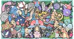  abra antennae beak beedrill bird bug bulbasaur butterfly butterfree charizard charmander clefairy colored_skin commentary_request cubone dragon dragonite ekans electricity fangs fearow fins fire fish flame-tipped_tail floating flying gastly gem gengar geodude ghost gloom_(pokemon) goldeen graveler green_eyes gyarados haunter highres horns insect_wings jellyfish kadabra koffing magikarp metapod no_humans oddish onix open_mouth pidgeot pidgey pikachu pinsir plant poke_ball poke_ball_(basic) pokemon pokemon_(creature) pokemon_focus purple_skin raichu rattata rayman_limbs red_eyes red_gem rock sandshrew sea_serpent seel single_horn skull_on_head smile smoke snake squirtle standing starfish starmie staryu tail talons tangela teeth tentacool tentacruel tongue venusaur vines weepinbell whiskers wings yiluwuyan zapdos 