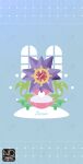  character_name clam colored_skin facing_viewer gem highres meme_(sleepsheep) no_eyes no_humans pearl pokemon pokemon_(creature) pokemon_focus purple_skin red_gem seaweed star_(symbol) starfish starmie 