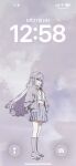  1girl :d absurdres ai-generated alternate_costume braid commentary_request danganronpa:_trigger_happy_havoc danganronpa_(series) hair_ribbon highres io_io jacket kirigiri_kyoko kneehighs long_sleeves miniskirt necktie open_clothes open_jacket pleated_skirt ribbon shirt skirt smile socks solo standing timestamp 