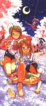  1boy 6+girls akamatsu_ken alcohol animal anklet antenna_hair aoyama_motoko bare_legs blush bottle cherry_blossoms cover cover_page crescent crescent_moon cup drunk falling_petals grass hanami jewelry kaolla_su konno_mitsune looking_at_viewer love_hina maehara_shinobu manga_cover moon multiple_girls narusegawa_naru night official_art on_ground one_eye_closed open_mouth outdoors overhead_swing petals sakazuki sake_bottle single_bare_foot sleeping smile spring_(season) star_(sky) tama_(love_hina) textless_cover_page third-party_source toes turtle urashima_haruka urashima_keitarou 
