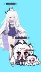  :< :o ahoge black_halo blue_archive breasts chibi chibi_inset commentary_request demon_girl demon_horns demon_wings hair_ornament hairclip halo highres hina_(blue_archive) hina_(swimsuit)_(blue_archive) horns korean_commentary long_hair name_tag official_alternate_costume old_school_swimsuit one-piece_swimsuit parted_bangs purple_eyes purple_wings school_swimsuit swimsuit very_long_hair white_hair wings zeroku77 