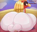  anthro avian balls balls_on_face balls_on_head beak big_balls big_butt big_dom_small_sub bird bodily_fluids butt crush delun_(plushtrapboyuwu) dominant duo eyelashes eyes_closed generation_2_pokemon genitals half-closed_eyes hi_res ho-oh huge_balls huge_butt human human_on_anthro humanoid_genitalia interspecies legendary_pokemon male male/male mammal multicolored_body narrowed_eyes nintendo open_mouth plushtrapboyuwu pokemon pokemon_(species) pokemorph raised_tail red_eyes sitting sitting_on_another size_difference size_play struggling sweat sweatdrop sweaty_balls sweaty_butt sweaty_genitalia sweaty_legs sweaty_thighs tail talons thick_thighs twitching two_tone_body wide_hips 