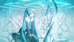  1girl 25-ji_miku aqua_eyes aqua_hair aqua_nails aqua_necktie aqua_theme aqua_trim bent_over black_skirt black_sleeves black_thighhighs bloom_festival_(project_sekai) breasts closed_mouth collared_shirt colorful_palette detached_sleeves dot_nose double-parted_bangs fingernails game_asset hair_between_eyes hatsune_miku headset highres leo/need_miku long_hair long_sleeves miniskirt more_more_jump!_miku nail_polish necktie number_tattoo official_art phenny_(project_sekai) piano_print pleated_skirt project_sekai shirt shoulder_tattoo sitting skirt sleeveless sleeveless_shirt small_breasts smile solo split_mouth tattoo thighhighs third-party_source triangle twintails very_long_hair vivid_bad_squad_miku vocaloid white_shirt wide_sleeves wonderlands_x_showtime_miku zettai_ryouiki 