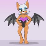  anthro bat breasts female hi_res kamikiller mammal rouge_the_bat sega solo sonic_the_hedgehog_(series) 