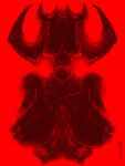  anthro bone breasts demon female hell horn humanoid neurodyne nipples satan satanism skull solo 
