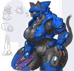  alien armor big_breasts blush bodysuit breasts clothed clothing fake_cat_ears fake_ears female fully_clothed gun halo_(series) headgear helmet hi_res huge_hips huge_thighs looking_at_viewer microsoft ranged_weapon sad_cat_dance sangheili skinsuit solo solo_focus superdive43 thick_thighs tight_clothing weapon wide_hips xbox_game_studios 