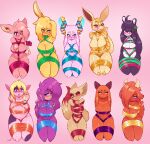  2022 2_horns absurd_res antennae_(anatomy) anthro arms_tied arthropod bdsm bear bedroom_eyes beth_(jamoart) big_breasts black_nose blonde_hair blue_ribbon blue_wings blush bondage bound bovid breast_size_difference breasts brown_body brown_fur canid canine caprine capybara caviid chest_tuft christmas_lights cleavage clothed clothing dipstick_tail ear_piercing ear_ring ears_up eye_through_hair eyebrow_through_hair eyebrows female fluffy fluffy_tail fox fur giant_panda gift_wrapped goat green_eyes green_ribbon group hair hair_over_eye hands_behind_back haplorhine heterochromia hi_res holly_(plant) horn ida_shinari inner_ear_fluff insect jamoart katie_(jamoart) kneeling kompa_(jamoart) lagomorph legs_tied lepidopteran leporid long_hair looking_at_viewer looking_away mammal markings mathilda_(jamoart) monkey moth mouse multicolored_body murid murine narrowed_eyes neck_tuft nude one_eye_obstructed open_mouth orange_body orange_fur orange_hair orange_ribbon pangolin partially_clothed paya_(jamoart) piercing pink_background pink_body pink_eyes pink_fur pink_hair plant polly_eritha primate purple_body purple_fur purple_hair purple_ribbon rabbit red_body red_fur red_ribbon restrained ribbon_bondage ribbons ring_piercing rodent scales seductive simple_background small_breasts smile suid suina sus_(pig) tail tail_markings thick_thighs translucent translucent_hair trish_(jamoart) trista_truffle tuft two_tone_body vickitzana wings yellow_body yellow_eyes yellow_fur yellow_ribbon yellow_scales 
