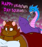  &lt;3 2020 absurd_res anthro bedding black_circus blanket blue_body blue_eyes blue_scales blush bodily_fluids breasts brown_body brown_fur brown_hair buckteeth cricetid digital_media_(artwork) dildo dragon_dildo drooling duo ear_piercing ear_ring english_text female feral fur hair hamster hi_res holidays janet_(viroveteruscy) jo-ann_wolf mammal multicolored_body multicolored_scales obese obese_anthro obese_female open_mouth overweight overweight_anthro overweight_female piercing pillow pink_body pink_scales reptile ring_piercing rodent saliva scales scalie sex_toy snake sound_effects swallowing sweat teeth text two_tone_body two_tone_scales valentine&#039;s_day viroveteruscy 