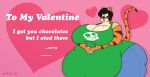  &lt;3 2019 anthro belly big_belly big_breasts big_butt black_hair blush bottomwear breasts butt clothing digital_media_(artwork) english_text eyewear felid female fungus fur ginny_(satsumalord) glasses green_eyes hair hi_res holiday_message holidays huge_breasts mammal mushroom obese obese_anthro obese_female one_eye_closed overweight overweight_anthro overweight_female pantherine pants satsumalord shirt solo striped_body striped_fur stripes text thick_thighs tiger topwear valentine&#039;s_day wink 