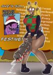  animal_genitalia animal_penis anthro antlers balls big_balls big_breasts big_penis black_hair blonde_hair blush bodily_fluids bottomwear breasts brown_body capreoline christmas christmas_clothing christmas_headwear clothing crossgender cum cum_on_ground deer deltarune dinosaur dot_eyes duo ellipsis english_text equine_genitalia equine_penis erection exclamation_point female footwear ftg_crossgender fti_crossgender genital_fluids genitals gynomorph hair hat headgear headwear hi_res holidays horn huge_balls huge_breasts huge_penis hyper hyper_genitalia hyper_penis intersex mammal nipple_outline noelle_holiday open_mouth panties penis purple_body rectangulariris reindeer reptile santa_hat scalie shoes skirt susie_(deltarune) sweater text topwear undertale_(series) underwear 