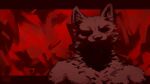  abstract_background anthro bust_portrait canid canine canis colored colored_sketch digital_drawing_(artwork) digital_media_(artwork) fur hi_res hidden_eyes male mammal portrait red_background shaded shadow simple_background sinser sinser_(character) sketch solo wolf 