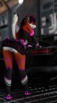  &lt;3 3d_(artwork) 4k 4k_resolution 9:16 absurd_res accessory aerodynamics angry anthro ass_up bodysuit bokeh boots breasts butt canid canine car cargo clothing cyberpunk digital_media_(artwork) ear_piercing ear_ring female fingerless_gloves floor footwear fox foxxy_vixen foxy_(original) gloves glowing grate green_eyes hair handwear hi_res high_heels huge_filesize inner_ear_fluff lamborghini lamborghini_aventador led_light legwear magenta_colors mammal neon neon_lights panties panty_shot paws piercing pinup pinupgirl pockets pose raised_tail ring_piercing science_fiction skinsuit solo spoiler_(car) stare storage_room straps stripes surprised_expression tail tail_lights tight_clothing tuft tuning under_boob underwear upskirt vehicle vent wall_(structure) wall_art 