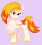  absurd_res blonde_hair cutie_mark equid equine eyebrows eyelashes feathered_wings feathers female feral fetlocks flare_(g5) folded_wings hair hasbro hi_res hooves looking_at_viewer mammal mlp_g5 multicolored_hair my_little_pony orange_body orange_feathers orange_hair orange_tail pegasus purple_background raised_hoof red_eyes saphypone simple_background tail two_tone_hair two_tone_tail white_body white_feathers wings yellow_hooves yellow_tail 