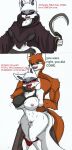  abdominal_bulge absurd_res ahegao anthro big_breasts blush breasts comic crossgender crossover death_(puss_in_boots) disney duo female hi_res looking_pleasured male male/female muscular nick_wilde pace-maker puss_in_boots_the_last_wish small_waist thick_thighs tongue tongue_out zootopia 