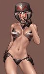  armor bikini_armor decepticon evil female genderswap megatron personification solo transformers 