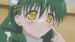  blush cap green_hair ladies_versus_butlers! maid shikikagami_sanae tagme 