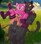  absurd_res anthro anthro_penetrating anthro_penetrating_human ball_slap blush blush_lines bodily_fluids breasts clothing costume cuddle_team_leader duo epic_games erection felid feline female female_penetrated fortnite fursuit genital_fluids genitals hi_res human human_on_anthro human_penetrated interspecies leg_grab male male/female male_penetrating male_penetrating_female mammal meowscles_(shadow) muscular onomatopoeia outside penetration penile penile_penetration penis penis_in_pussy plap pussy pussy_juice sex signature slap sound_effects standing standing_sex sweat text thigh_grab torn_clothing vaginal vaginal_penetration yuckydizzy 
