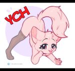  advertisement anthro chibi clothing domestic_cat felid feline felis female fenec hi_res jack-o&#039;_pose lomtik looking_at_viewer mammal pose simple_background solo suggestive text unknown_artist url vtuber wings 