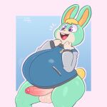  animal_crossing anthro belly big_belly frumples genitals male nintendo pantsless penis sasha_(animal_crossing) solo surprise thick_thighs 