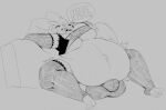  anthro belly big_belly generation_4_pokemon girly lopunny male moobs nintendo pokemon pokemon_(species) sack solo tingtongten vore 