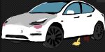  blush car peeing tesla_(brand) vehicle zero_pictured 
