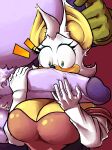  anthro balls big_breasts big_penis big_the_cat blush breasts duo female genitals hi_res huge_breasts huge_penis junker_draws male male/female penis penis_on_face pubes rouge_the_bat sega shocked sonic_the_hedgehog_(series) 