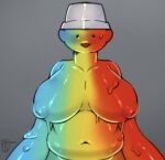  1:1 anthro areola beady_eyes bear bear_(game) big_breasts big_nipples blue_body blue_fur blue_skin breasts candy chubby_anthro chubby_female clothed clothing dessert female food food_creature fur glistening glistening_body goo_creature hat hat_only headgear headgear_only headwear headwear_only ice_cream inverted_nipples living_candy love_handles mammal melting melting_ice_cream mostly_nude mouthless multicolored_body multicolored_fur multicolored_skin navel nipples nude overweight overweight_anthro overweight_female puffy_areola puffy_nipples red_body red_fur red_nose red_skin roblox solo topless topless_anthro topless_female ursine yellow_body yellow_fur yellow_skin 