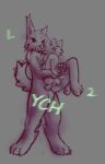  anal anthro genitals in_arms kiraco male male/male nude penetration penis prostate_stimulation sex standing standing_sex tongue tongue_out ych_(character) 