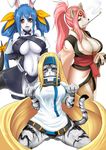  animal animal_ears arms_behind_back baiken belt blonde_hair blue_eyes blue_hair blush breasts bunny bunny_ears cat cat_ears cat_tail choker claws cleavage collar dizzy fox fox_ears furry guilty_gear hair_ribbon headband homura_(haku89) japanese_clothes kimono large_breasts long_hair midriff millia_rage multiple_girls navel one-eyed open_mouth panties paws pink_eyes pipe pointy_ears red_eyes ribbon sash scar scar_across_eye sheath sheathed sleeveless smile smoke spread_legs sword tail tattoo teeth thighs twintails underwear very_long_hair weapon 