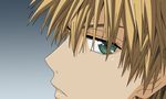  blonde_hair green_eyes kaichou_wa_maid-sama! male_focus rain solo usui_takumi 