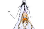  animated animated_gif bleach breasts gif large_breasts lowres matsumoto_rangiku nami one_piece torn_clothes wedgie 
