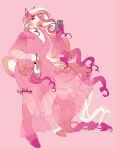  absurd_res anthro biped boypretties cellphone clothing coffee_cup container cup dress equid equine female hi_res hooves horse mammal phone smartphone solo 