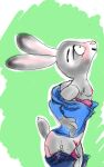  anthro blush bra breasts clothed clothing disney embarrassed female genitals hi_res judy_hopps lagomorph leporid mammal myxo nipples panties partially_clothed pussy rabbit sketch solo underwear underwear_down undressing zootopia 