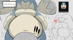  absurd_res belly breasts embrace female fusion generation_1_pokemon generation_4_pokemon hi_res hug hybrid lopunny mcerror nintendo open_mouth overweight overweight_female pokemon pokemon_(species) pokemon_fusion snorlax 
