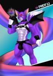  &lt;3 2022 3_fingers bandai_namco bisexual_pride_colors bulge checkhoff claws clothing detailed_bulge digimon digimon_(species) dorumon dragon fingers flag foxy_the_dorumon_(character) fur furred_dragon gloves handwear harness hi_res holding_flag holding_object jockstrap leather leather_clothing leather_harness leather_jockstrap leather_underwear lgbt_pride male mammal membrane_(anatomy) membranous_wings muscular muscular_male pride_color_flag pride_colors pride_heart purple_body purple_fur purple_skin solo underwear white_body white_fur white_skin wings x-digimon yellow_eyes 