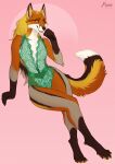  anthro canid canine clothing digital_media_(artwork) female fox hi_res lace lingerie maaia mammal vizxen 