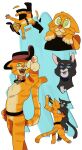  alpha_channel battycat begging dancing domestic_cat felid feline felis flying hi_res mammal multiple_poses pose sketch_page 