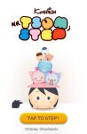  1san 2girls 5boys 8toushin andou_natsumi black_eyes black_hair blue_headwear chibi disney_tsum-tsum giko hat highres hovercraft mona_(2ch) multiple_boys multiple_girls natsumi_step! pata pink_headwear shii silhouette smile sun_hat watercraft white_background 