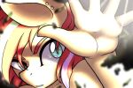  close-up equid equine fan_character glistening glistening_eyes grey_eyes hair hi_res horse ketirz lonely_hooves mammal muse pony red_hair 
