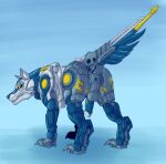  anus balls canid canine canis erection feral genitals hasbro hi_res kakithefox looking_at_viewer machine male mammal penis presenting presenting_anus robot snarl_(cybertron) solo takara_tomy transformers wolf 