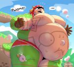  anthro belly beverage big_belly bottomwear bubble_tea chubby_male clothed clothing detailed_background digital_media_(artwork) english_text green_body green_scales hair headgear headwear hi_res hyper hyper_belly inflation lizard male markings munch_(tribal_hunter) muscular muscular_anthro muscular_male navel obese obese_anthro obese_male overweight overweight_anthro overweight_male pantheradraws pecs reptile scales scalie slightly_chubby solo tea teeth text thick_thighs tongue tribal_hunter white_body white_scales 