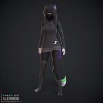  3d_(artwork) alkhimow animated anthro digital_media_(artwork) female solo turntable_(animation) 