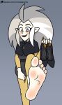  5_toes barefoot disney eda_clawthorne feet female foot_focus hi_res humanoid humanoid_pointy_ears mammal mrchasecomix not_furry soles the_owl_house toes witch_(the_owl_house) 