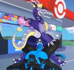  absurd_res anthro anus bodily_fluids breasts cel_shading cloud cum detailed_background dododragon56 dragon duo female future_pokemon generation_9_pokemon genital_fluids genitals hand_on_leg hi_res hill legendary_pokemon looking_pleasured lying male male/female miraidon nintendo nude on_back on_bottom on_top orgasm paradox_pokemon penetration pokemon pokemon_(species) pussy reptile reverse_cowgirl_position road scalie sex shaded sky smile teeth vaginal vaginal_penetration 