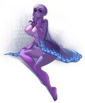  animal_humanoid anthro aomori breasts cephalopod cephalopod_humanoid clothing female humanoid lilacay_(arcanolulamoon) marine marine_humanoid mind_flayer mollusk mollusk_humanoid mostly_nude nipples purple_body purple_eyes sitting solo tentacles translucent translucent_clothing veil 